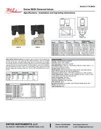 Thumbnail of document Manual - SBSV-B Brass Solenoid Valves 2- Way Guided NC